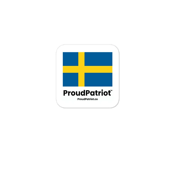 Sweden Flag Vinyl Sticker product image (1)