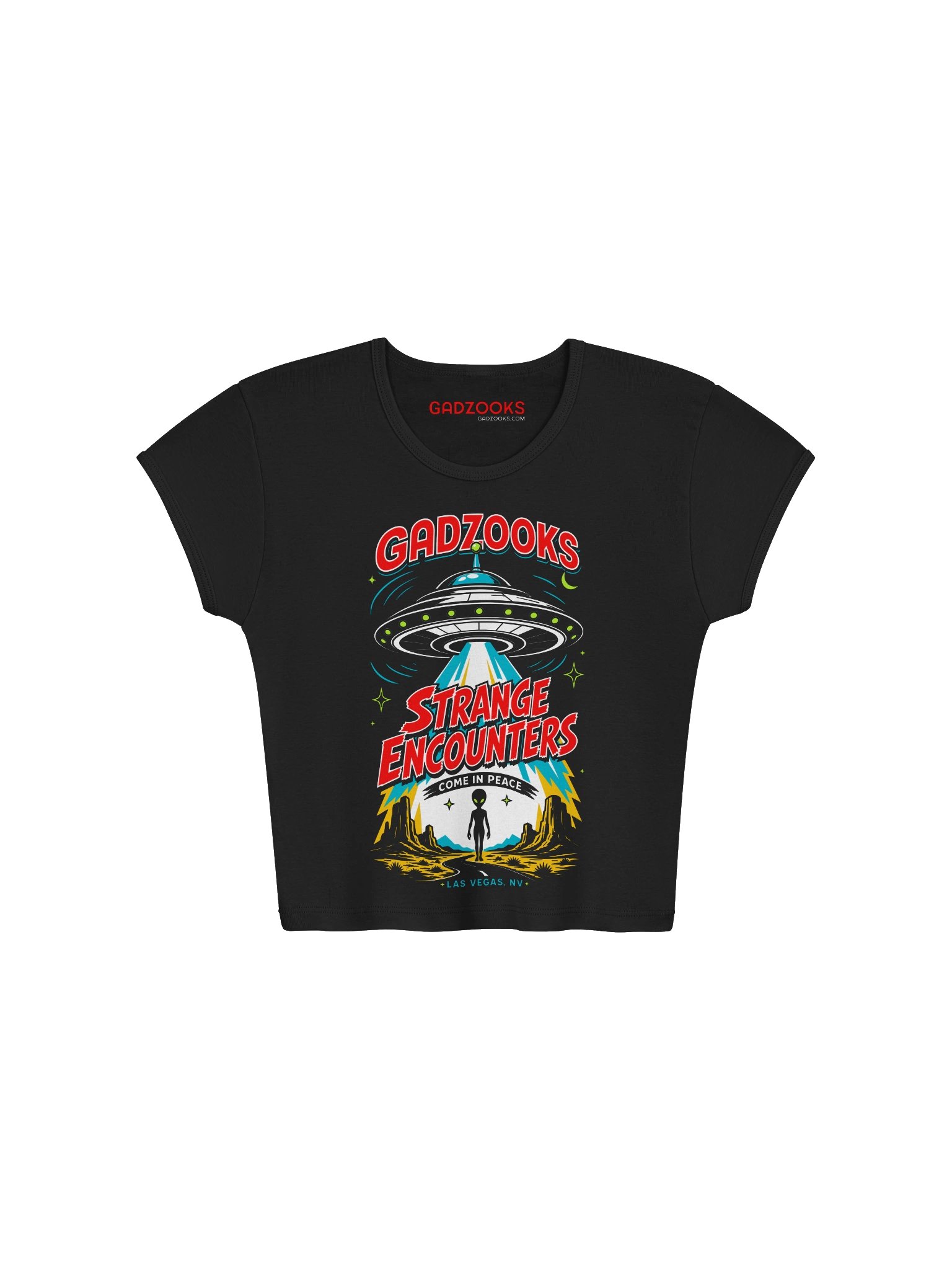 Strange Encounters Baby Tee product image (1)