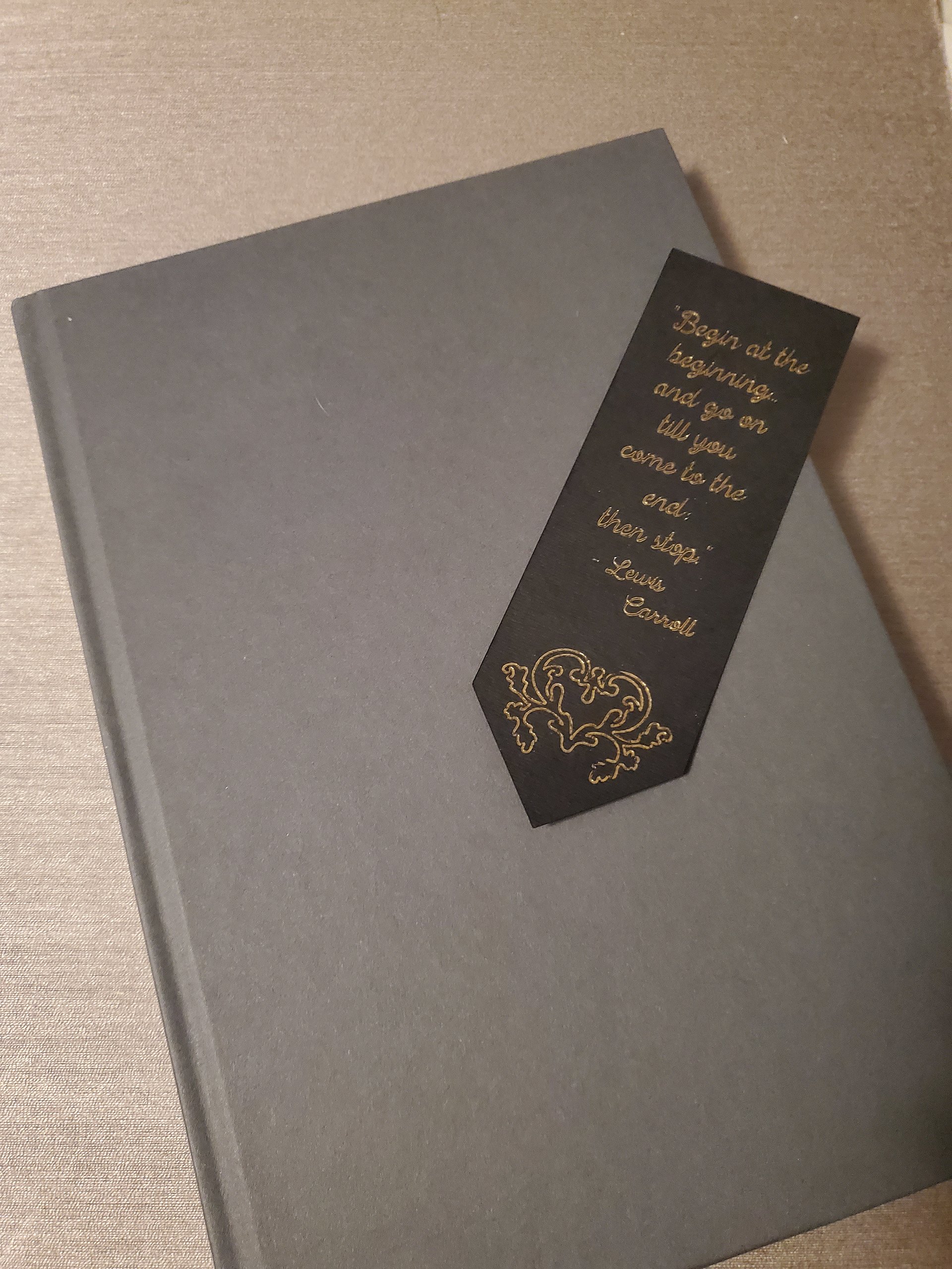 "Begin at the beginning..." Bookmark product image (3)