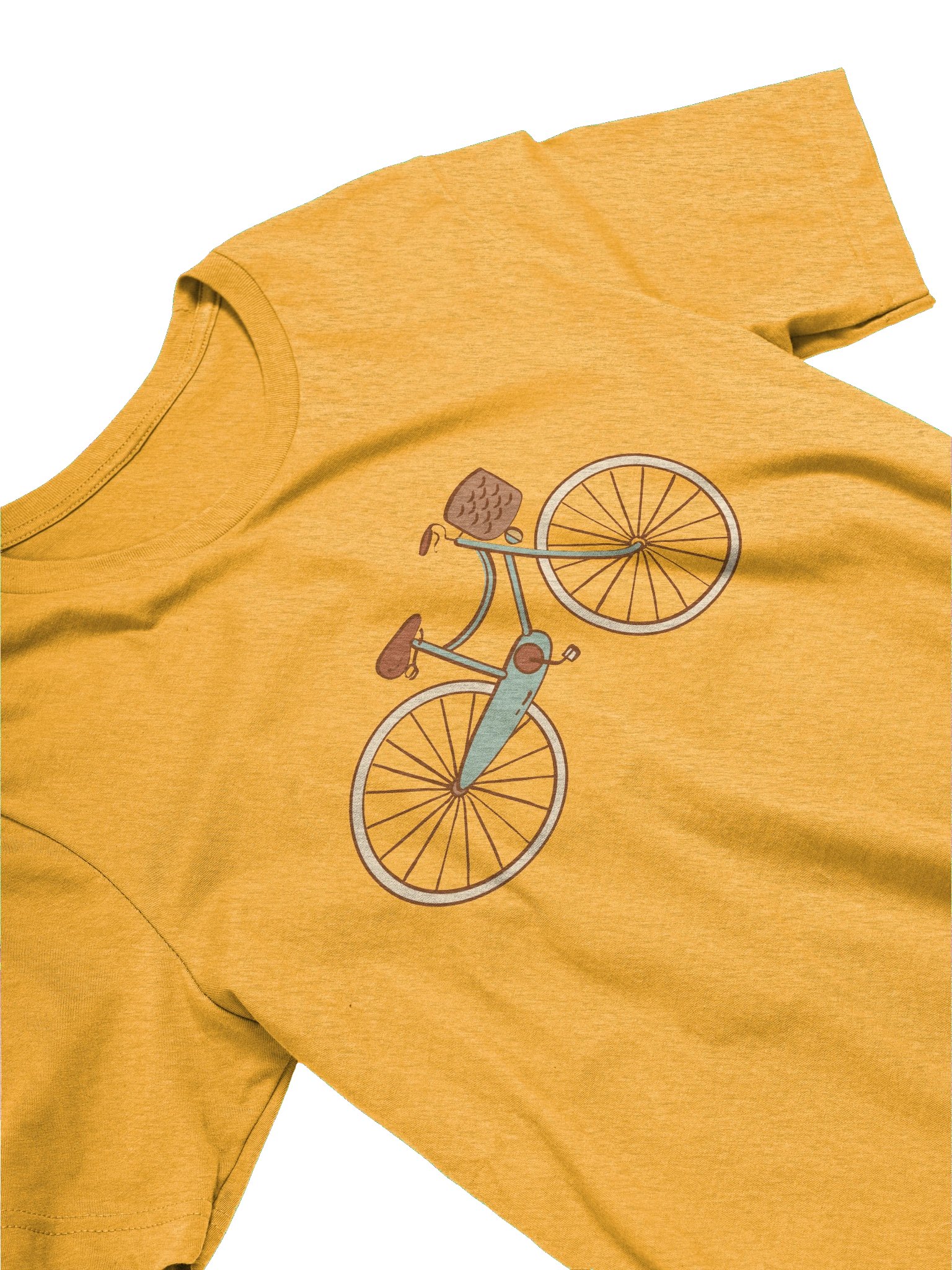 Vintage Bicycle T-Shirt | Retro 70s Whimsical Bike Illustration Tee product image (3)