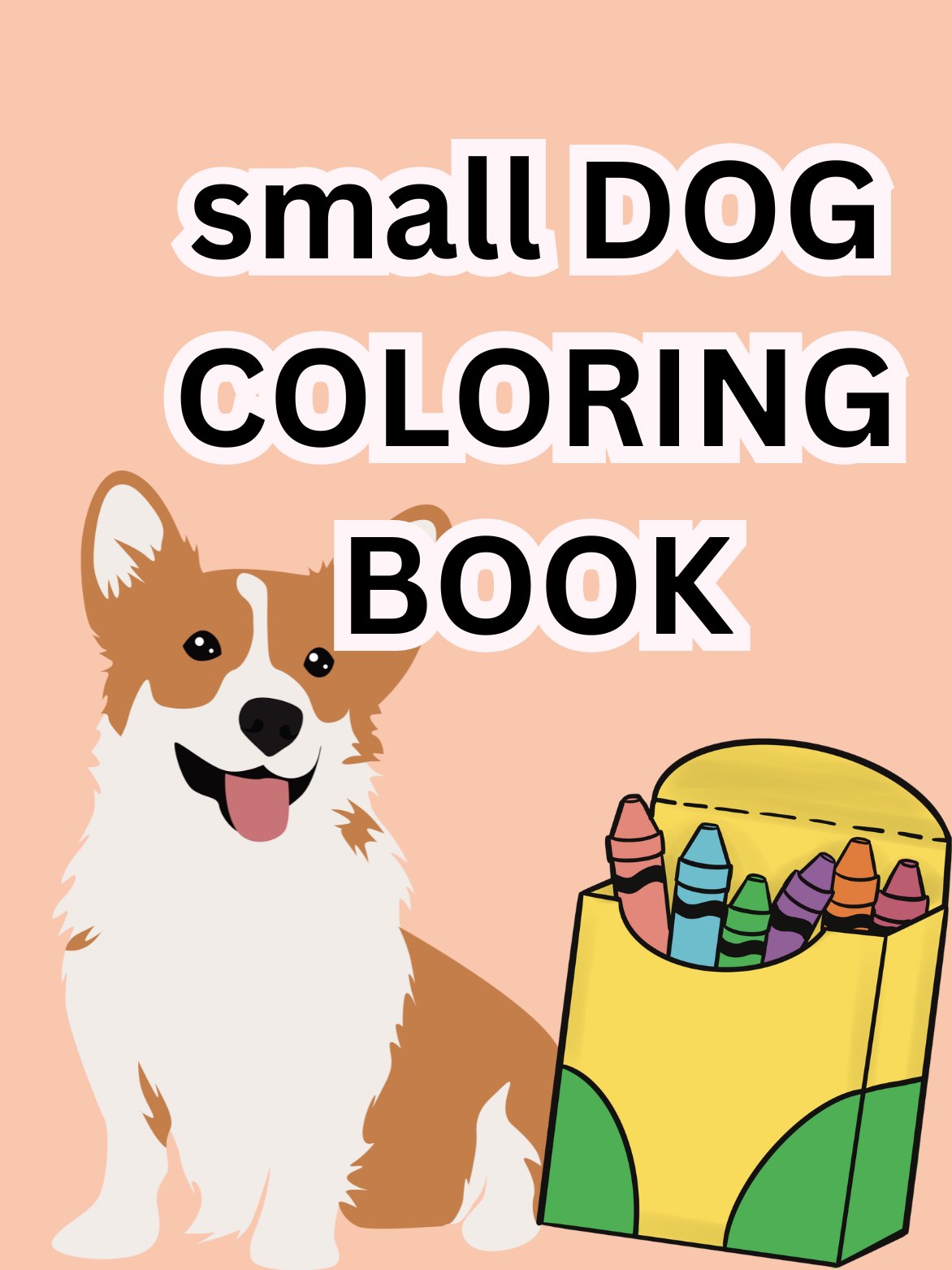 FREE small DOG COLORING BOOK product image (1)