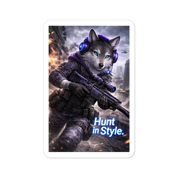 Tactical Wolf Vinyl Decals product image (1)