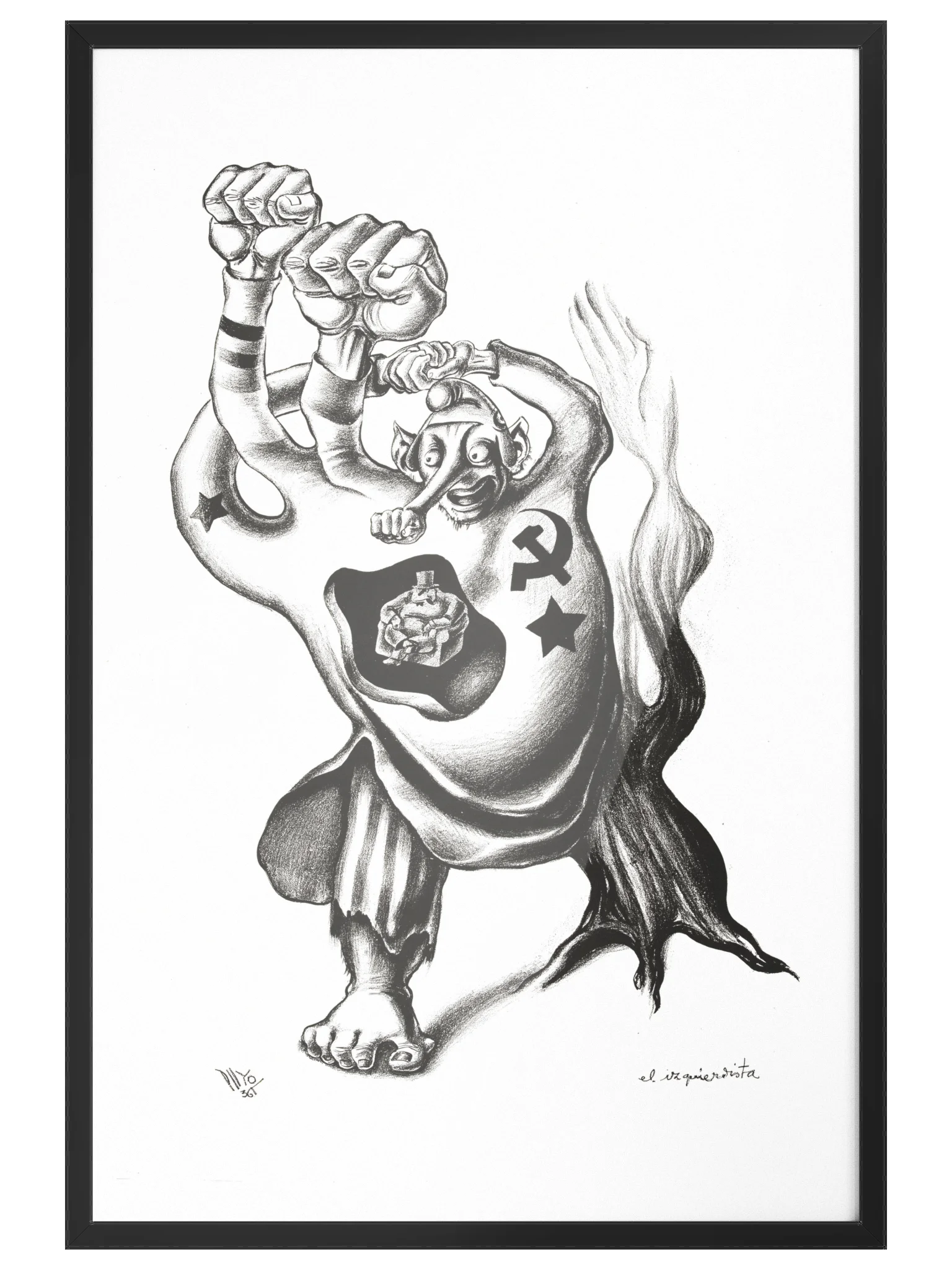 El Izquierdista (The Leftist) Print product image (4)