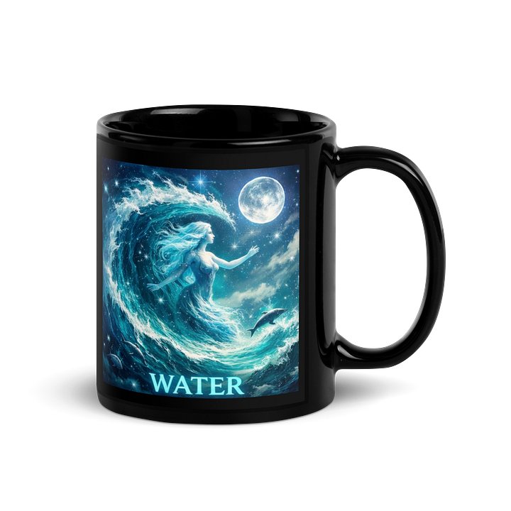 Ethereal Water Element- Black Mug product image (3)
