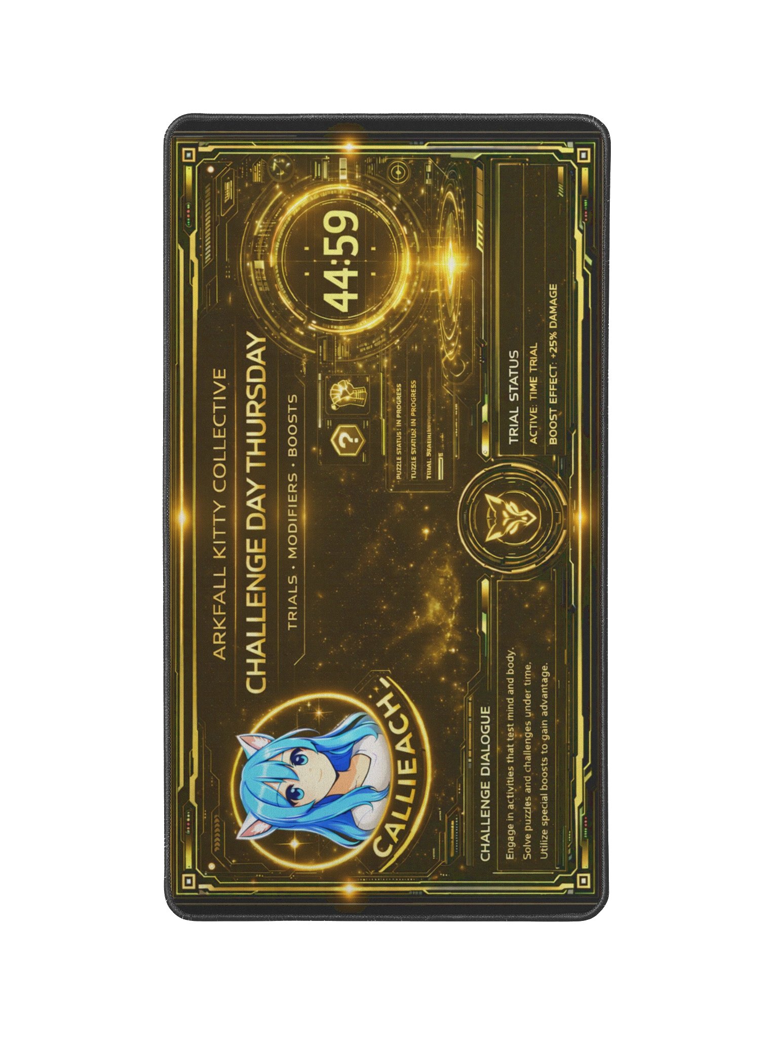 • AKC // Command Desk Mat | Challenge Day Thursday (12" × 22") product image (2)