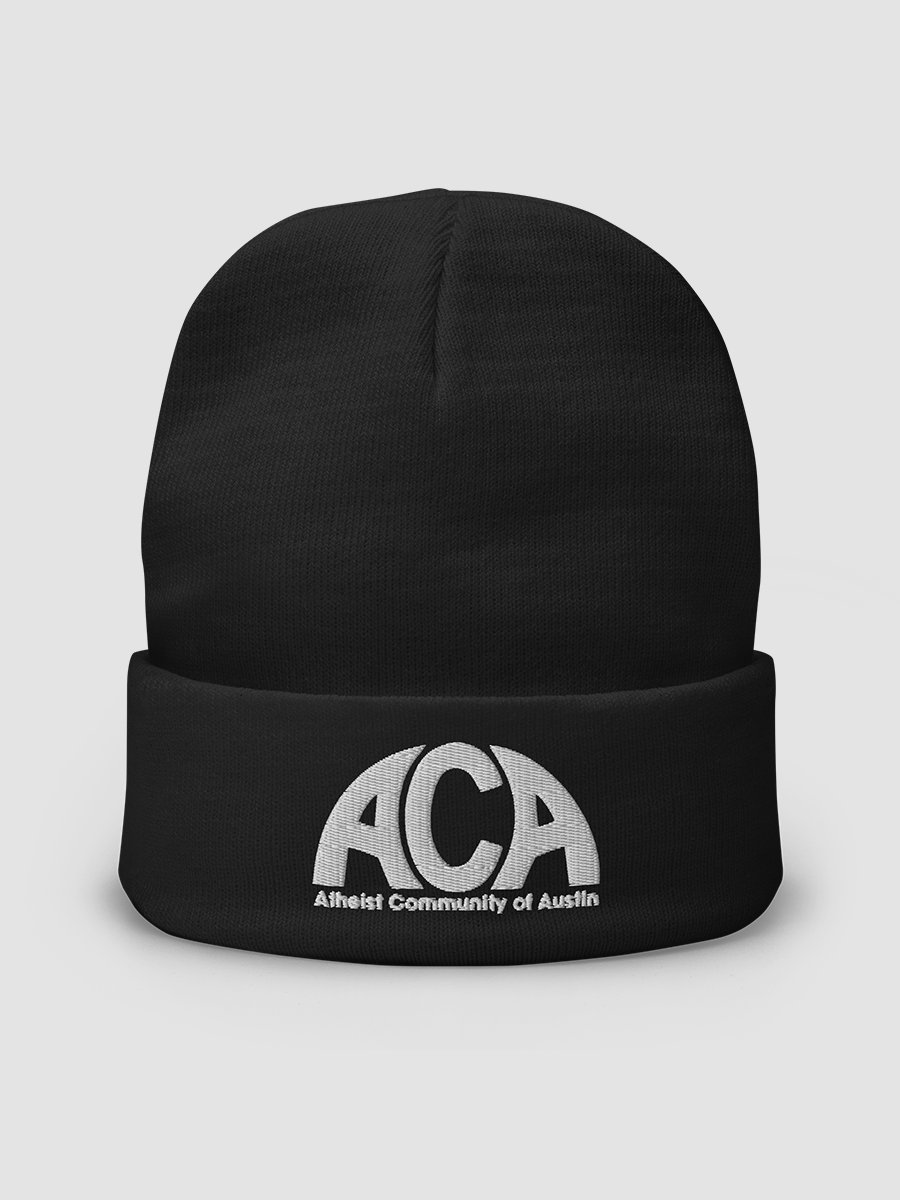 The Atheist Community of Austin Embroidered Beanie product image (2)