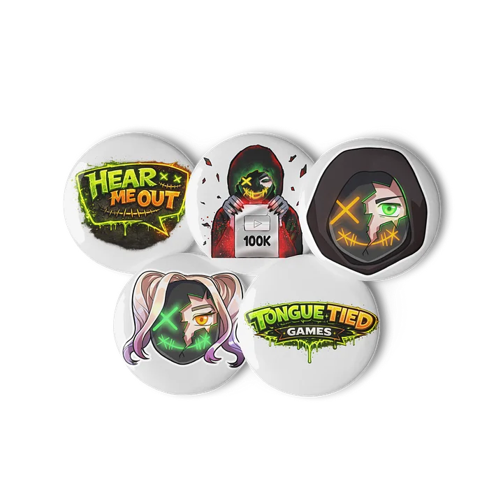 5 Set of TTG Pins product image (3)