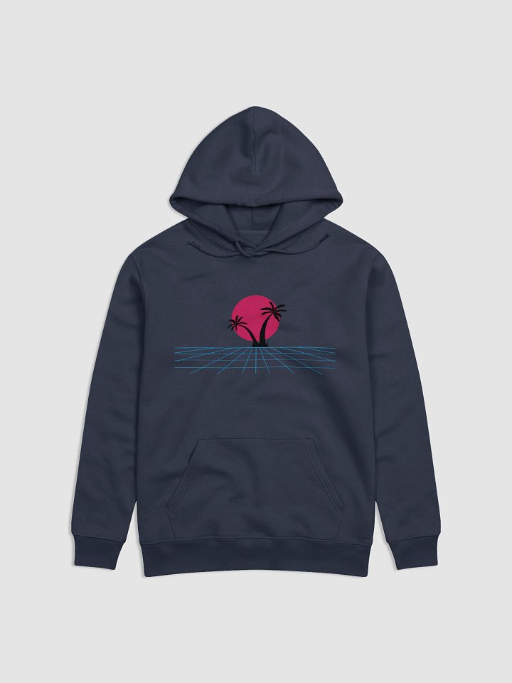 Synthwave Sunset Unisex Eco Hoodie product image (1)