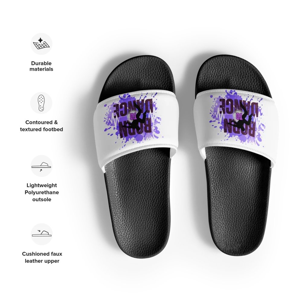 Born to Dance His Silhouette Women's Slides product image (15)