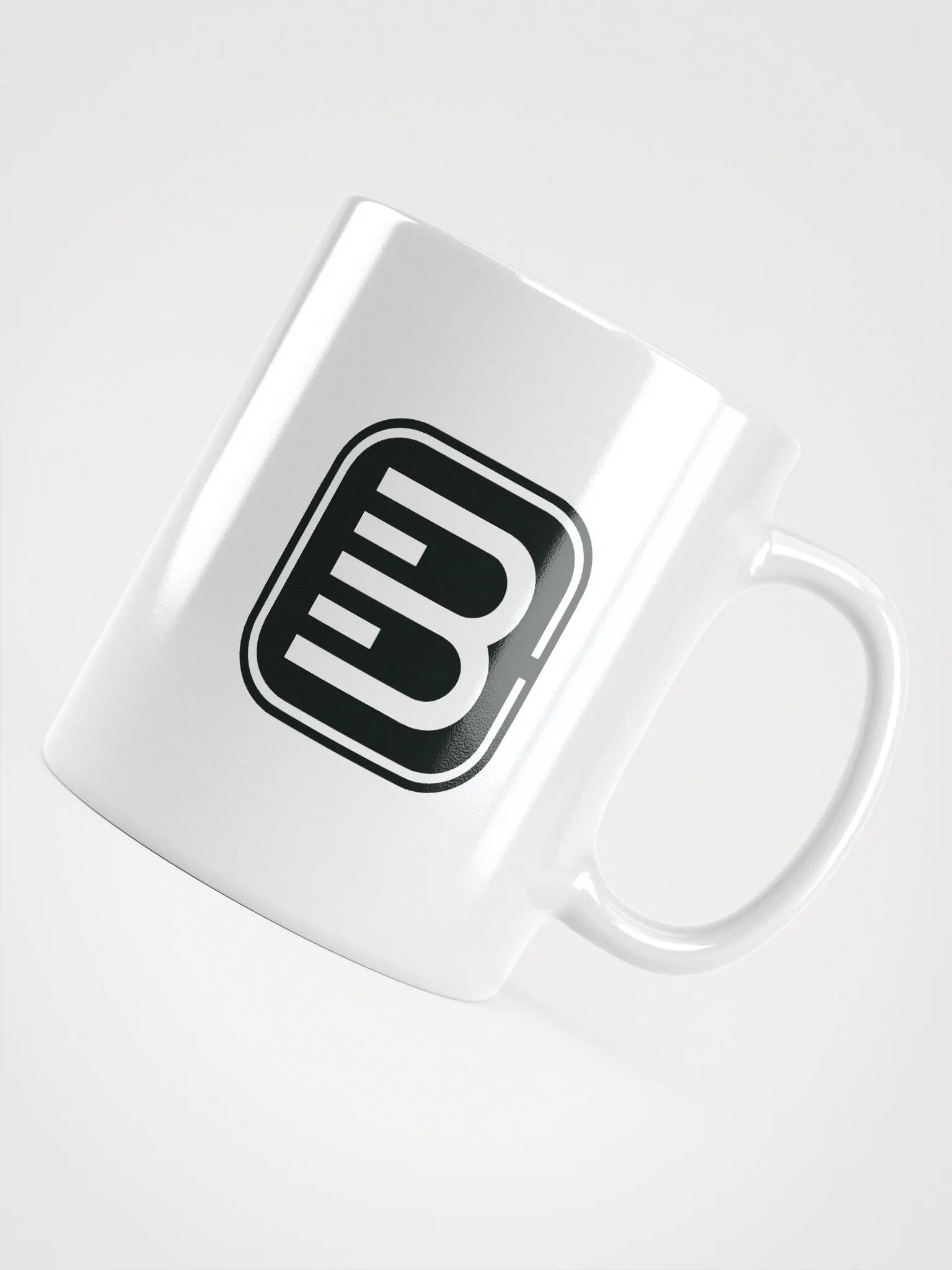 Weiß glänzende Tasse product image (10)
