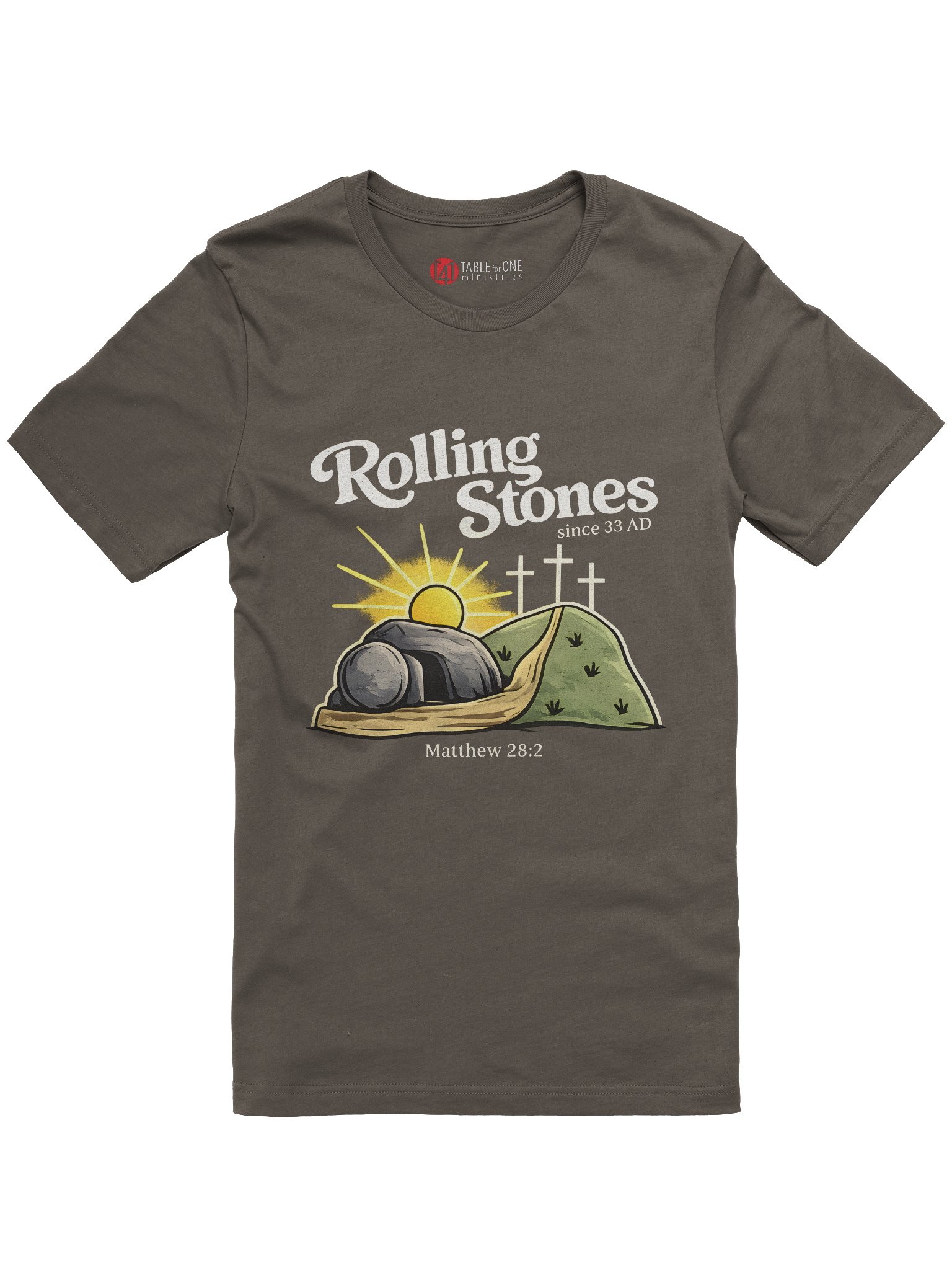 Empty Tomb Christian T Shirt - Matthew 28:2 product image (2)