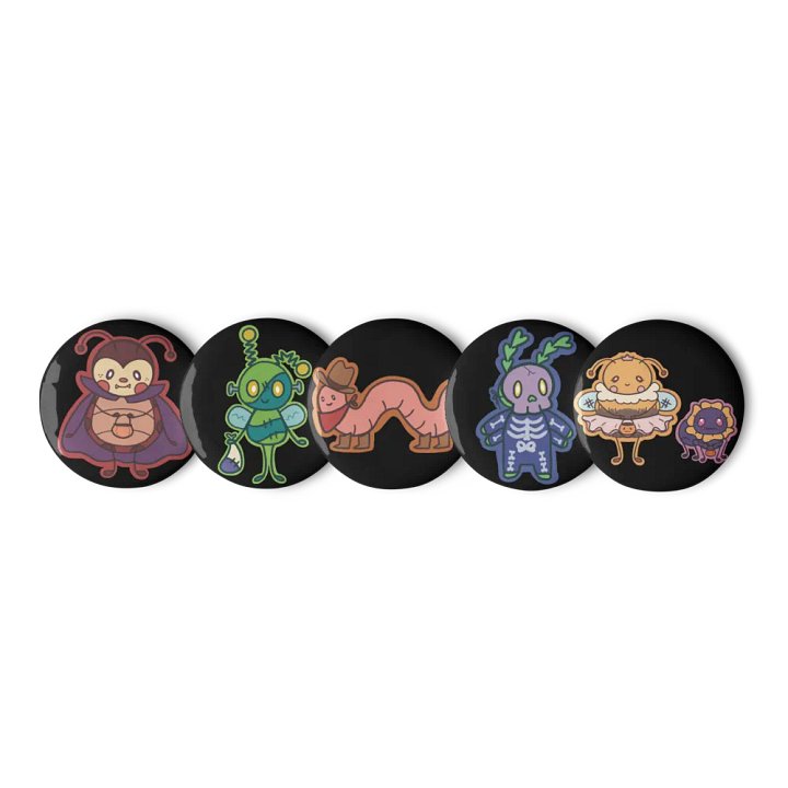 Trick or Treat Gang Buttons! product image (1)