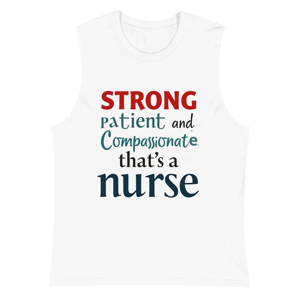 STRONG, patient and compassionate, Nurse Muscle Tank product image (2)