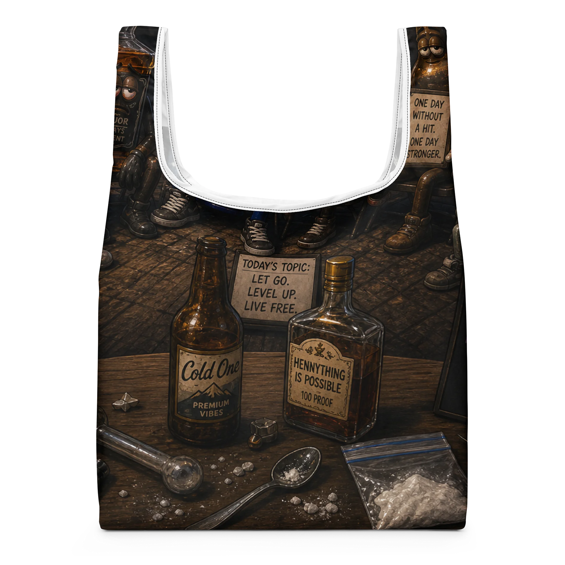 Shopping Lines Gritty Music Cover Tote product image (3)