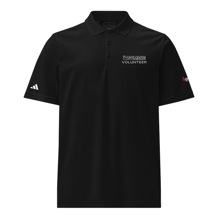PREMIUM Younts Center Official Volunteer Adidas Performance Polo (Ignite Theatrical) product image (1)