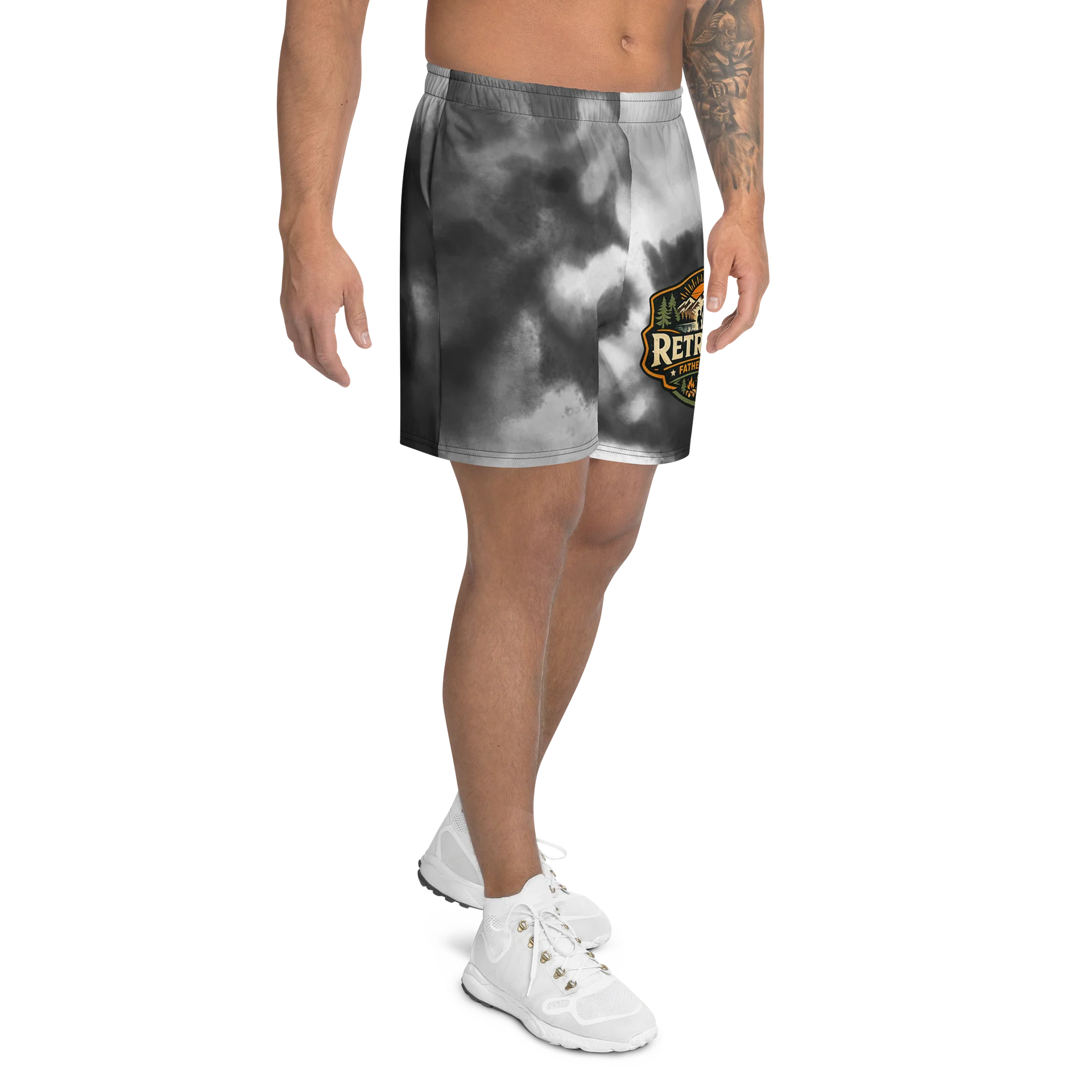 All-Over Print Athletic Long Shorts product image (2)