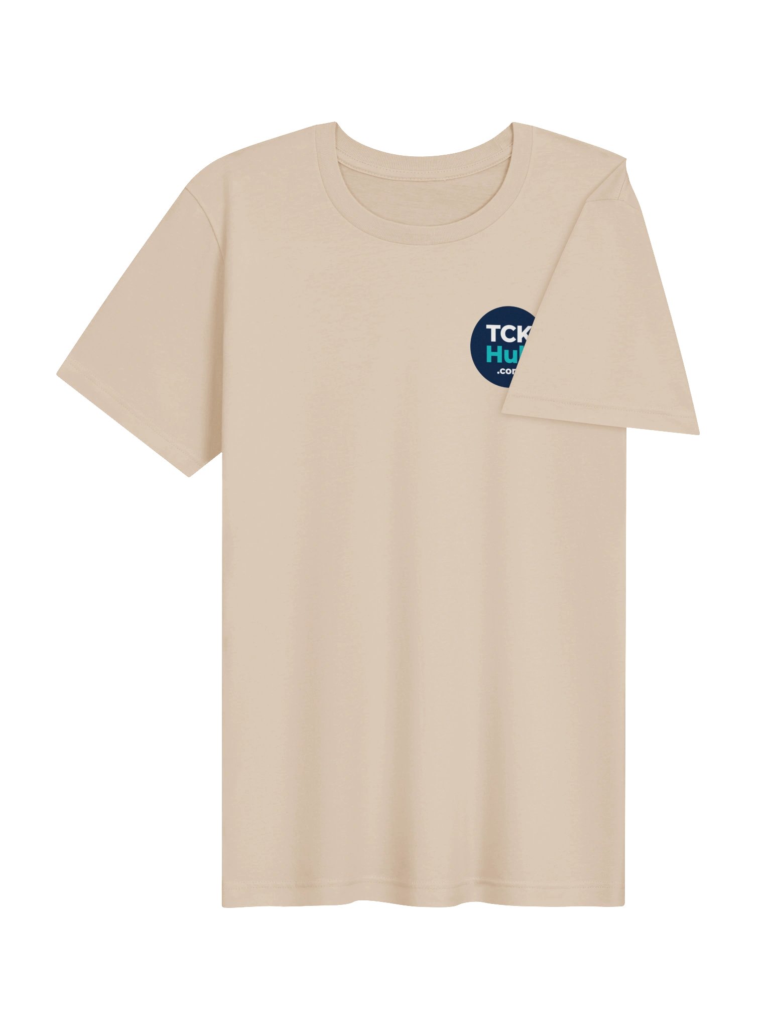 TCK Hub Round Logo Tee, Left Chest (Navy Badge) product image (10)