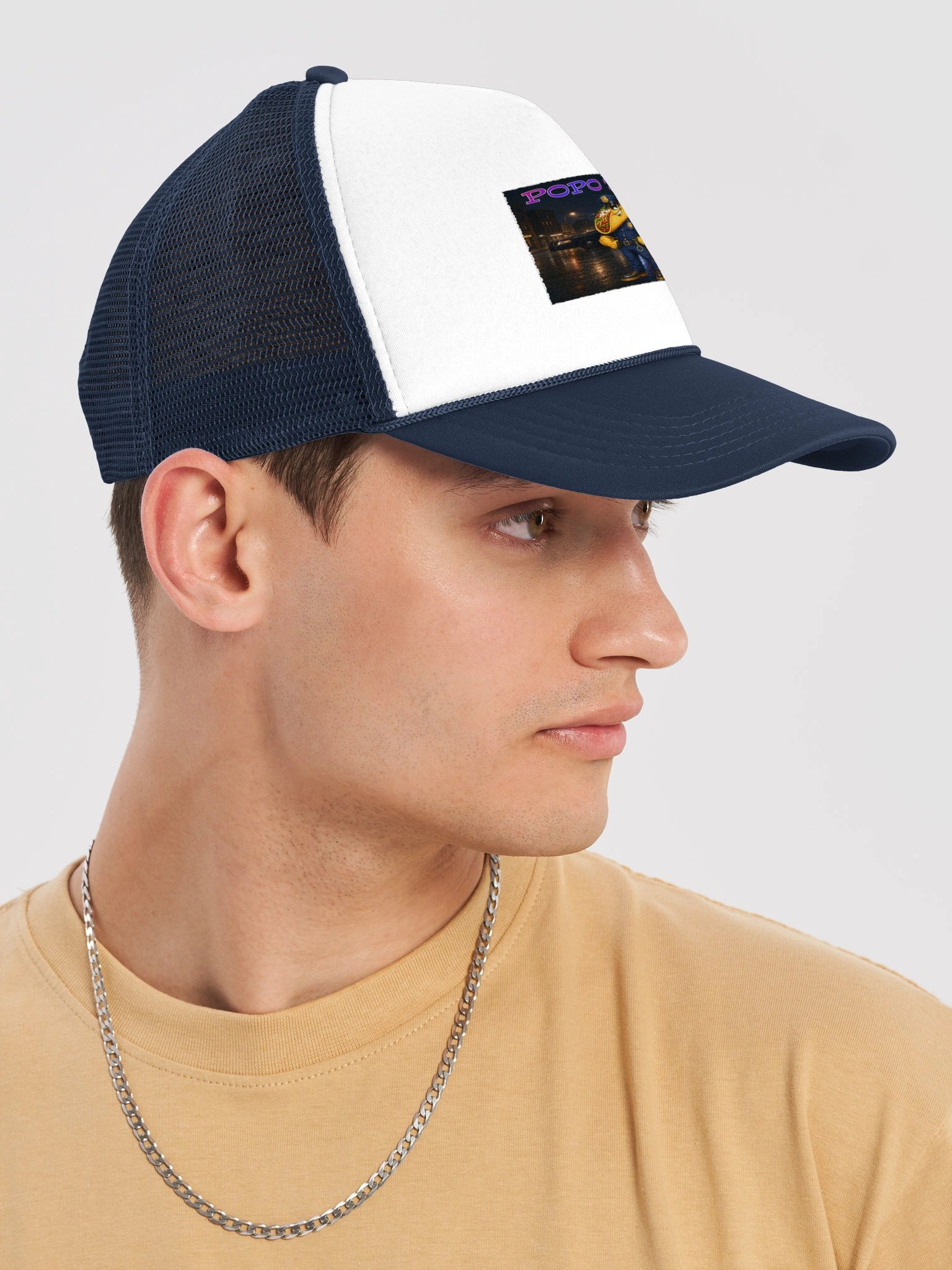 POPO TACO Police Taco Trucker Hat product image (22)