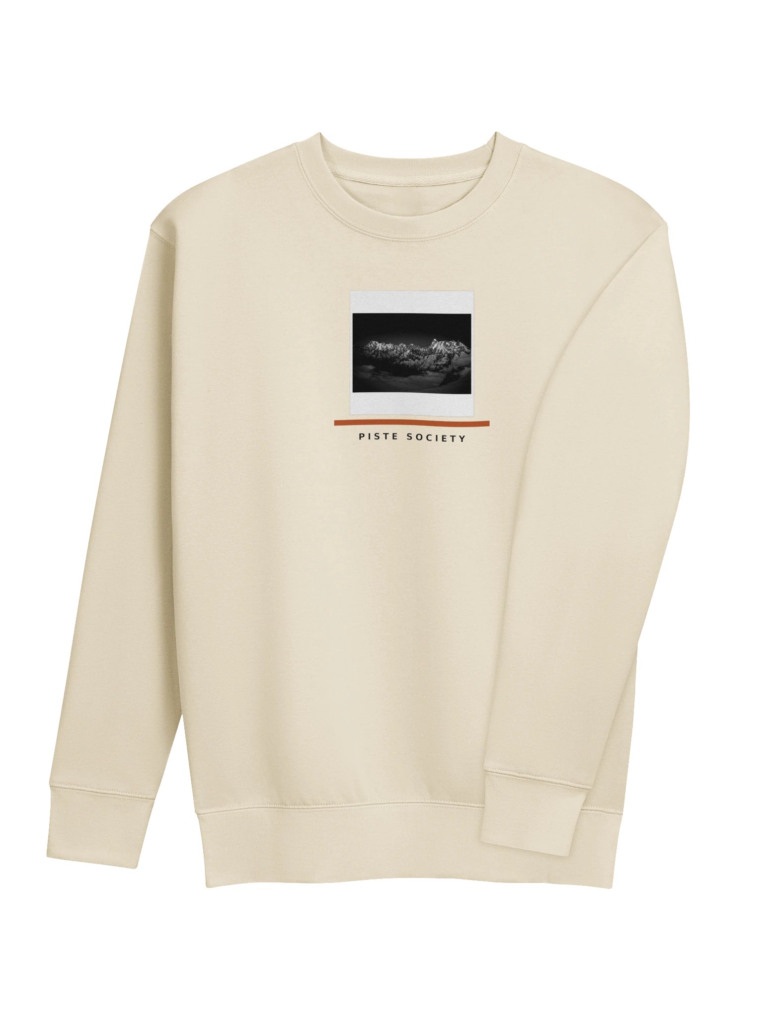 PISTE SOCIETY Mountain Panel Sweatshirt – Bone product image (4)