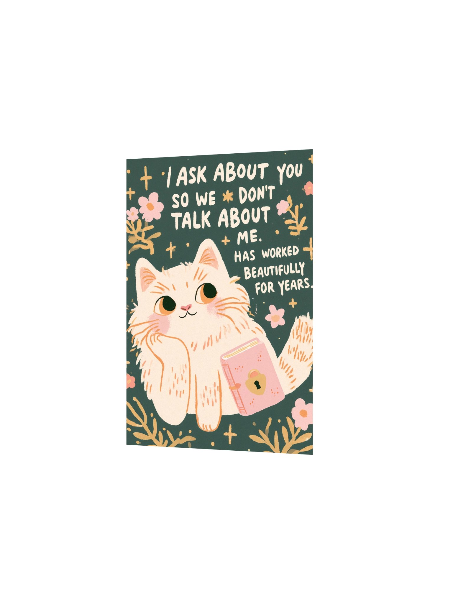 Cat Humor Poster with Hidden-Heart Book product image (7)