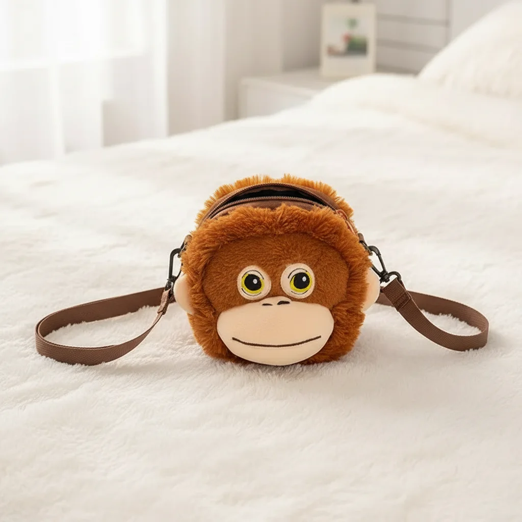 Punch's Pal Crossbody Bag | 20cm Plush Orangutan product image (3)