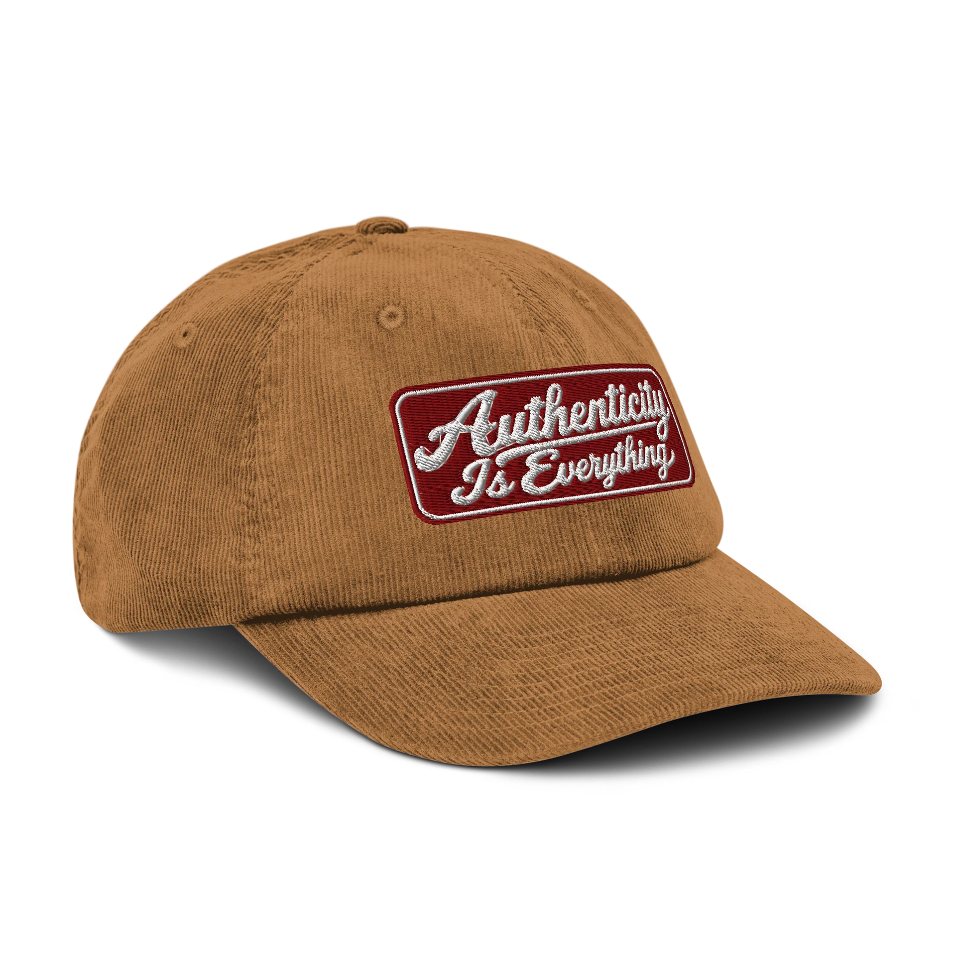 Corduroy script logo hat product image (6)