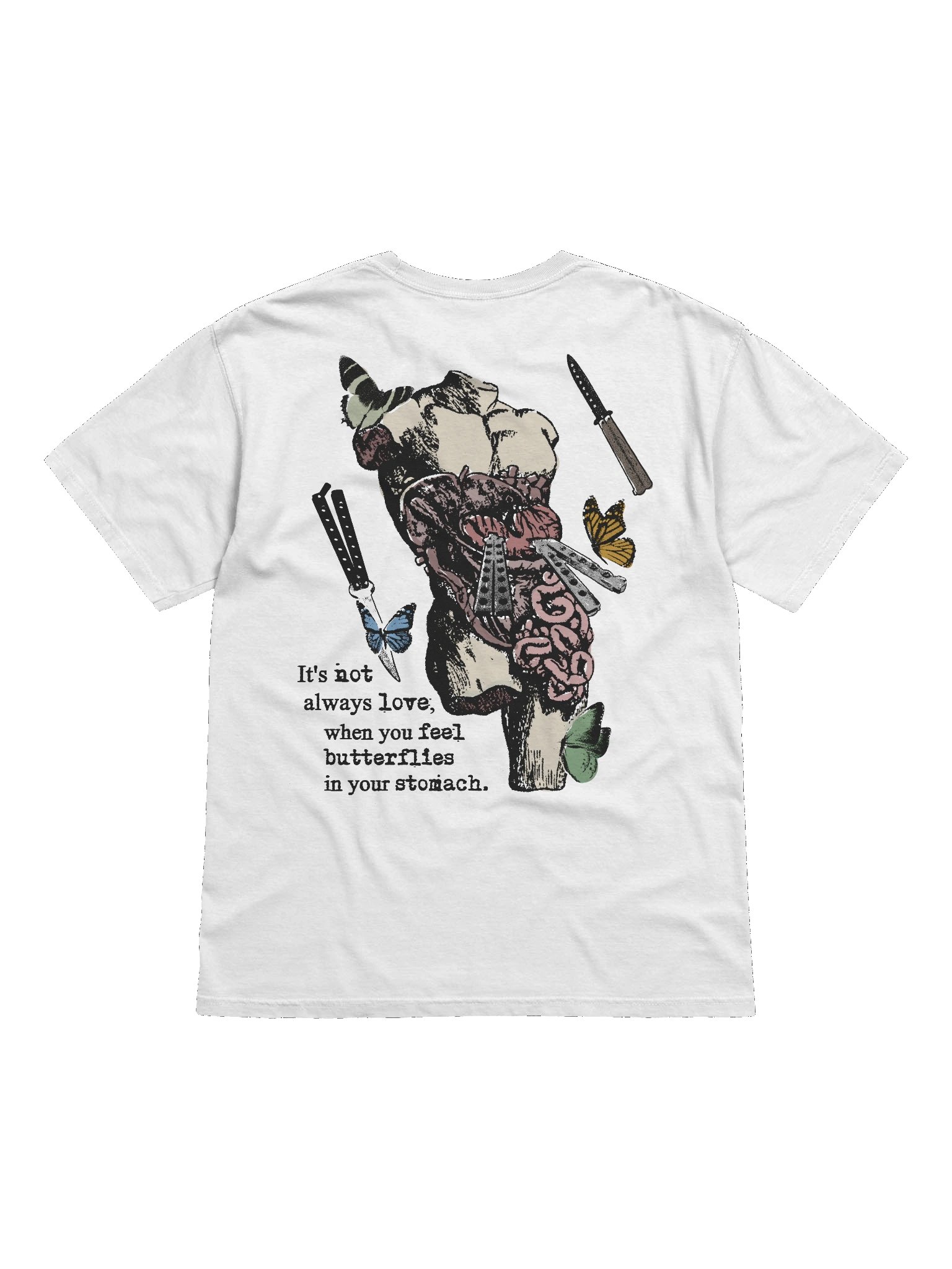 BUTTERFLIES COLORED T-SHIRT product image (2)