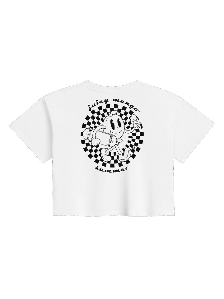 Summer Skater Black Print - Crop Top product image (8)