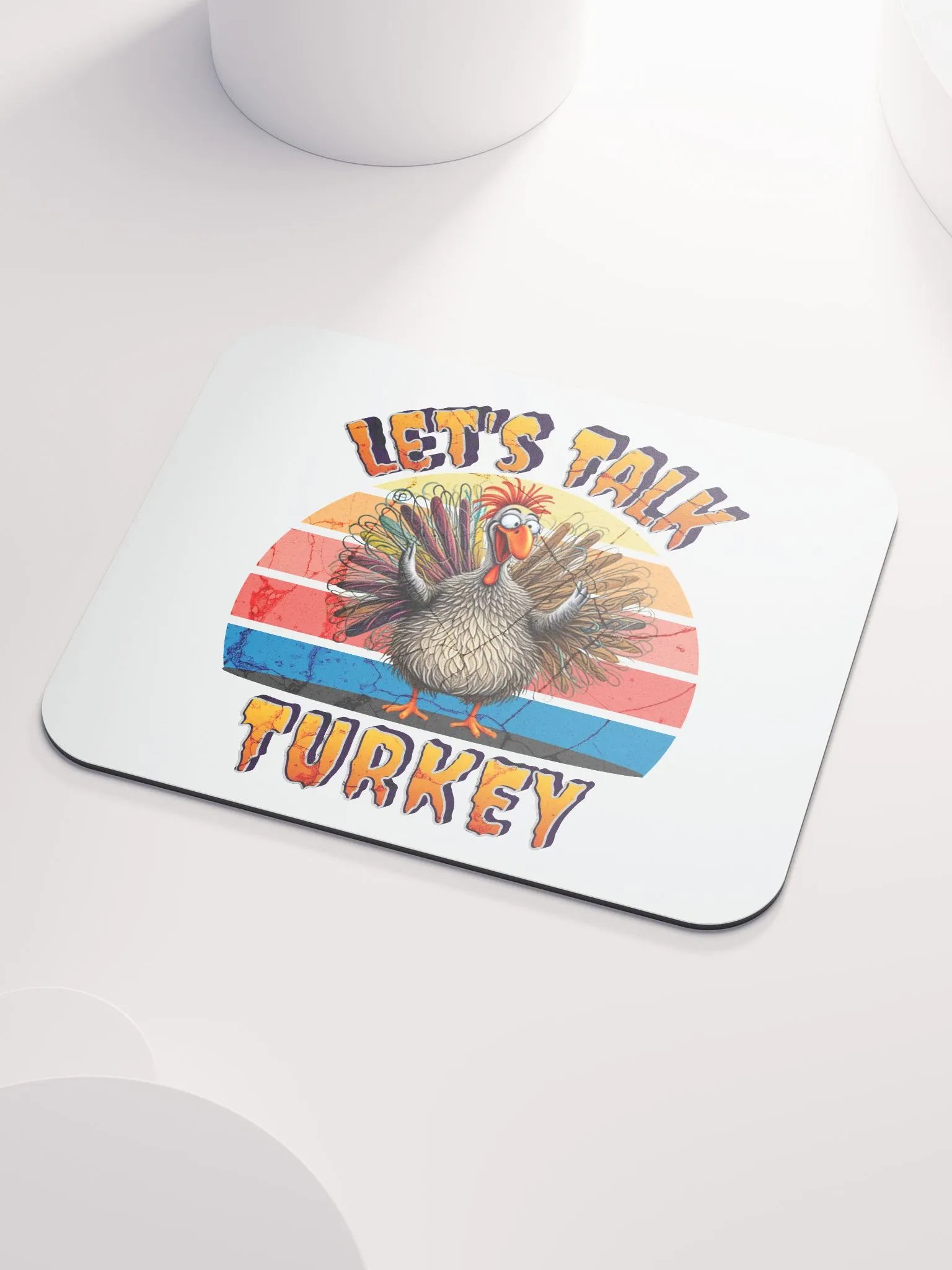 Lets Talk Turkey Retro Mouse Pad product image (3)