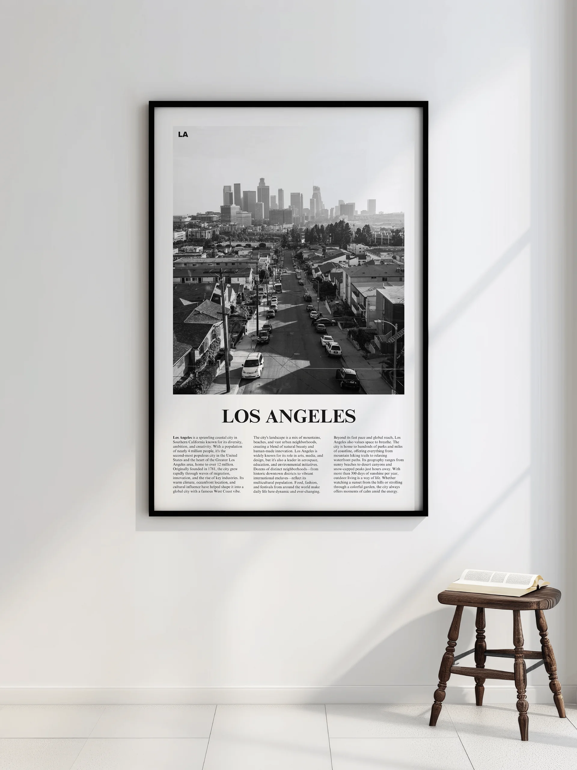Los Angeles 02 Newspaper Poster product image (2)