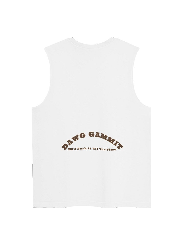 DAWG GAMMIT™ WANTED French Bulldawg Muscle Tank product image (2)