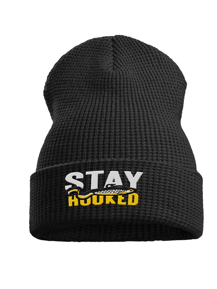 Stay Hooked Waffle Beanie – Predator Angler Edition product image (1)