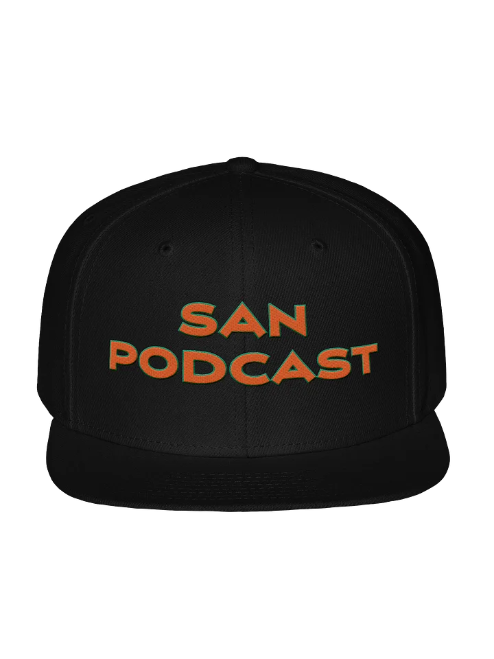 SAN PODCAST Signature Wool Blend Snapback Cap product image (7)