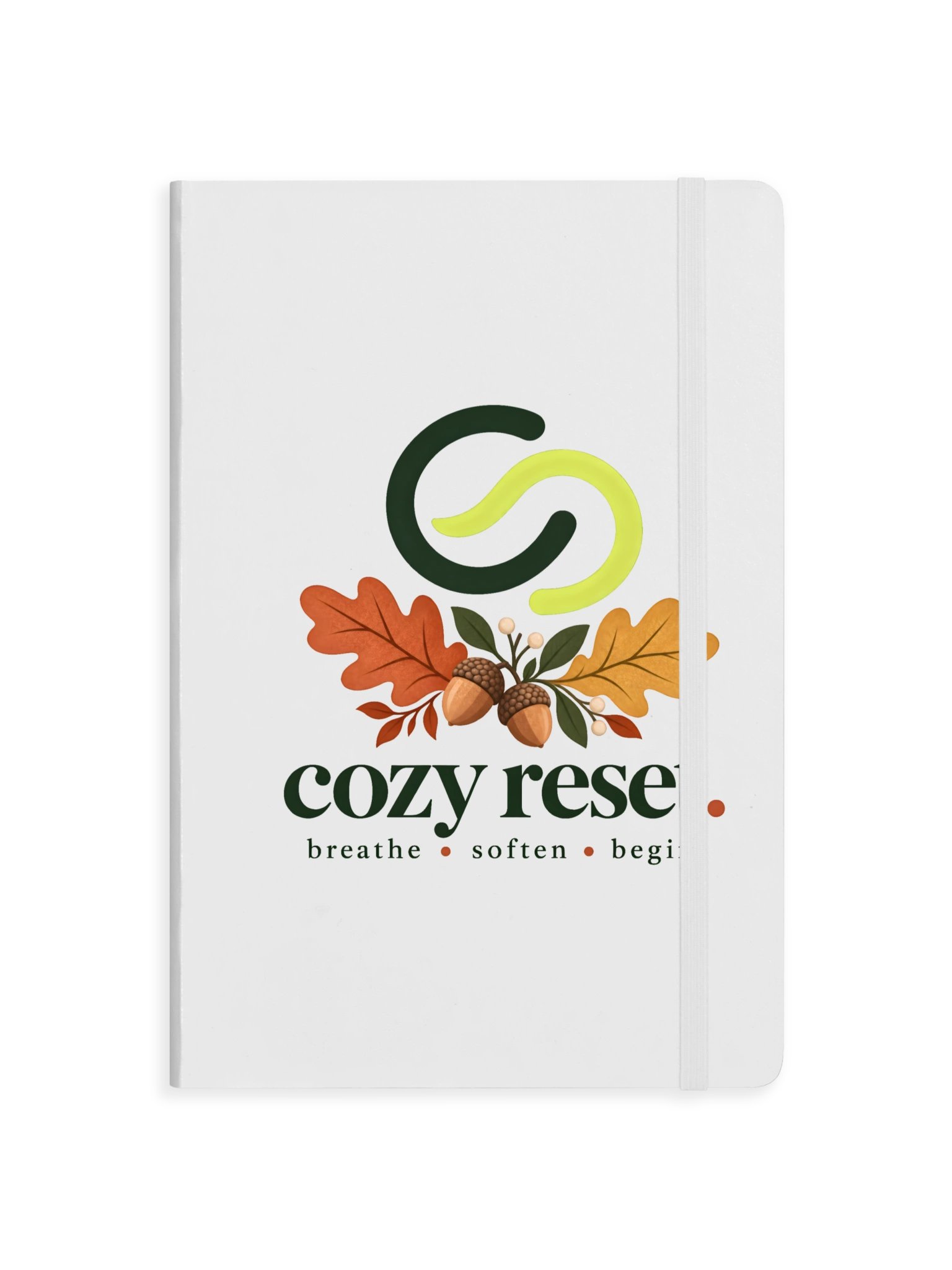 Cozy Reset Fall Hardcover Notebook product image (1)