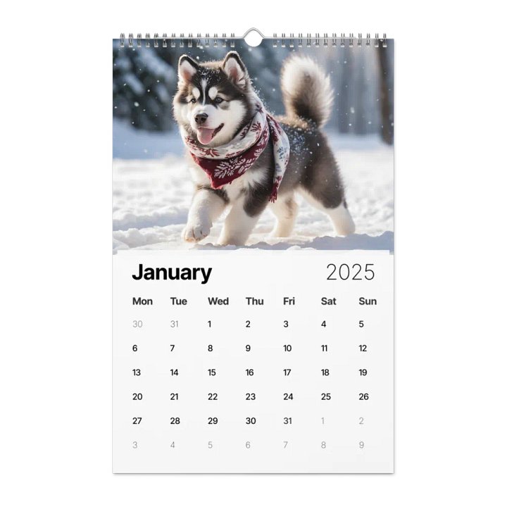 Snowy Paws 2025 Calendar product image (1)