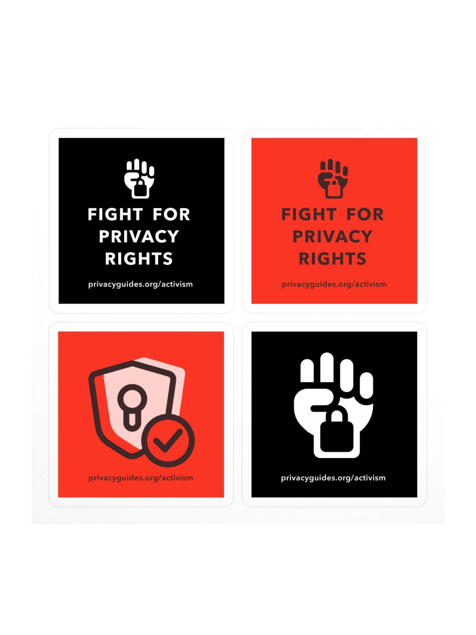 Fight for Privacy Rights - Sticker Sheet product image (1)