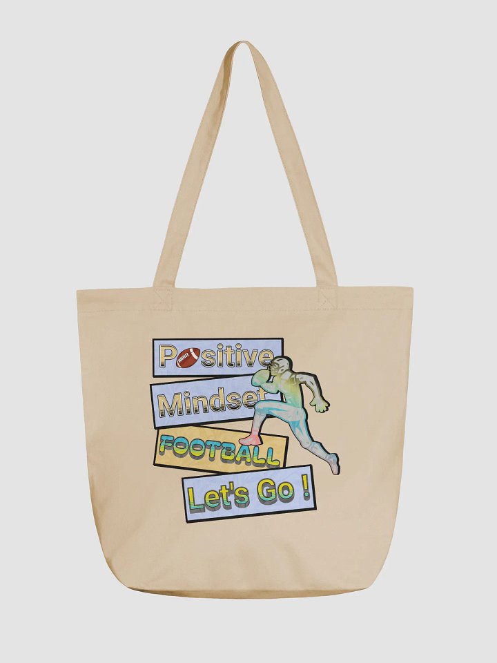 Positive Mindset Football Eco Tote product image (5)