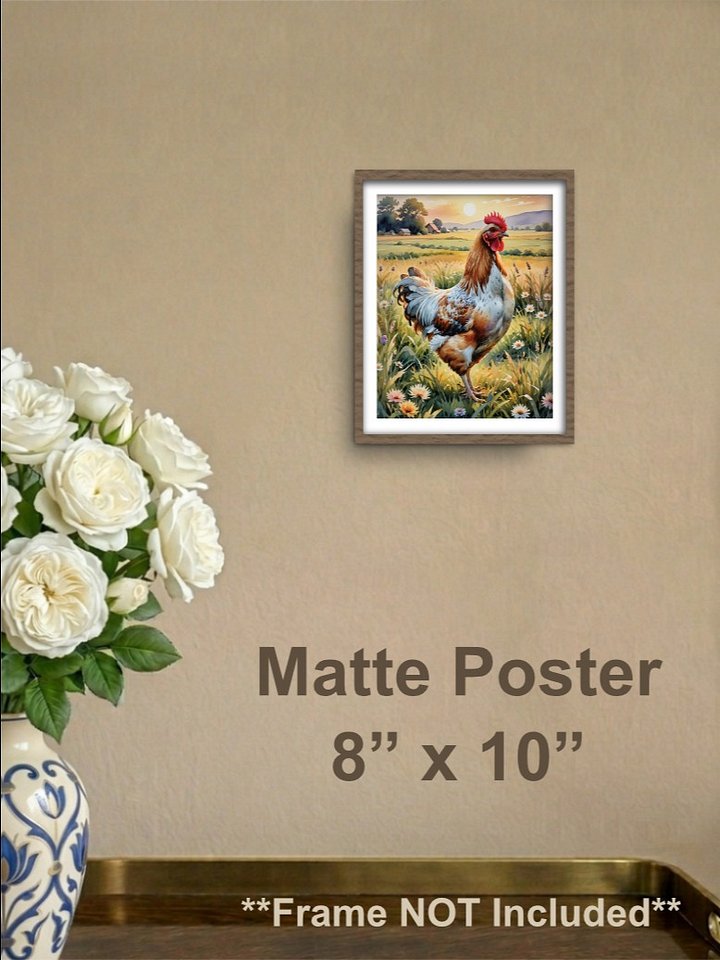 Rooster/Chicken Matte Poster product image (1)