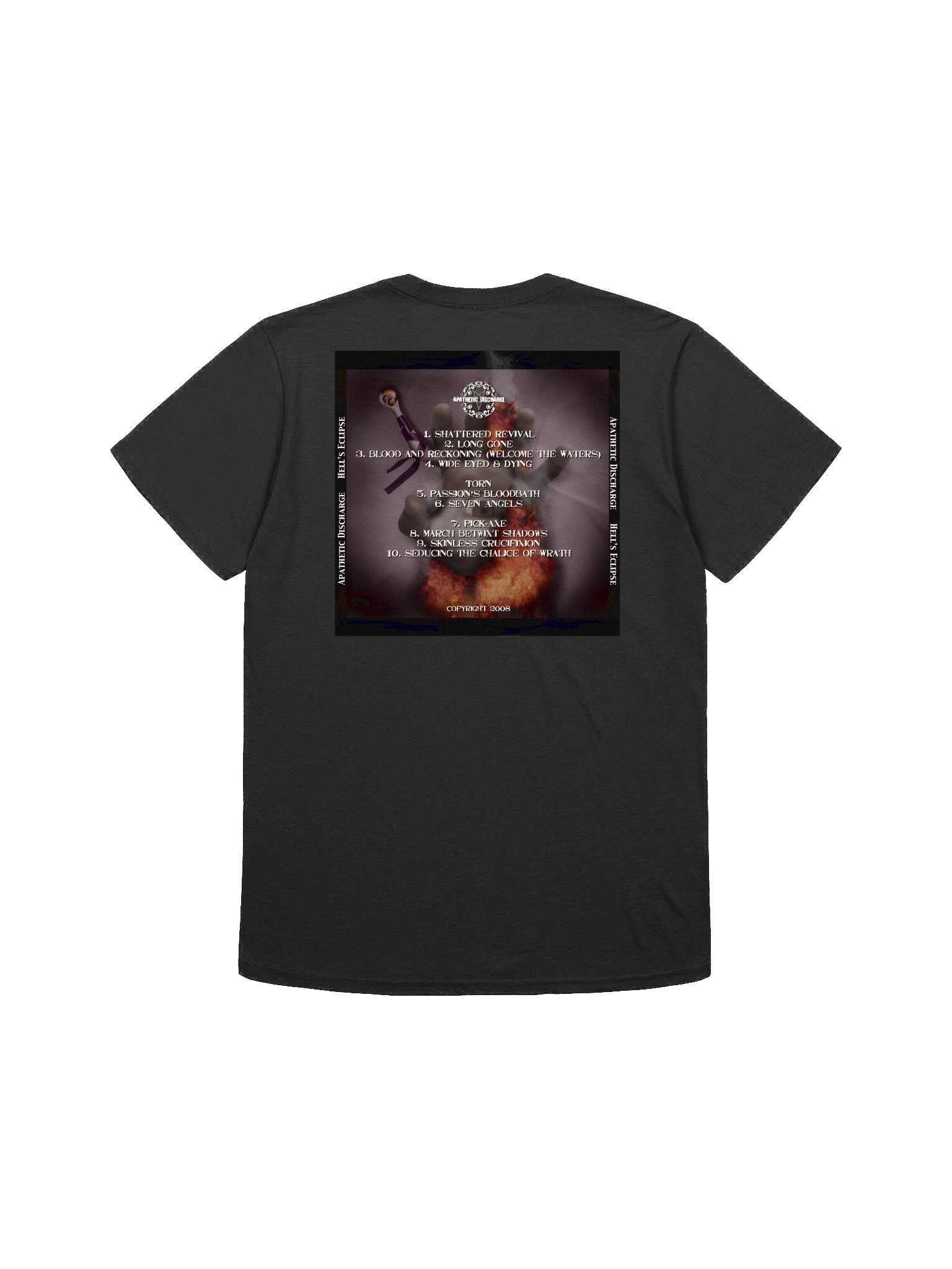 Apathetic Discharge "Hells Eclipse" Art T-Shirt product image (2)