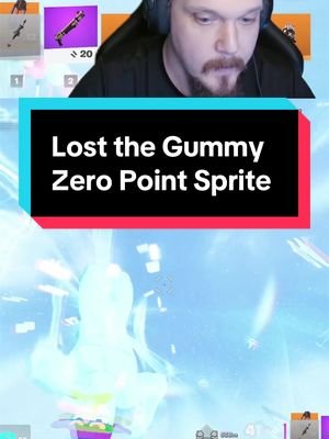 Lost the Gummy Zero Point… (Yes I fumbled) #fortnite #sprite #fyp #bridge 