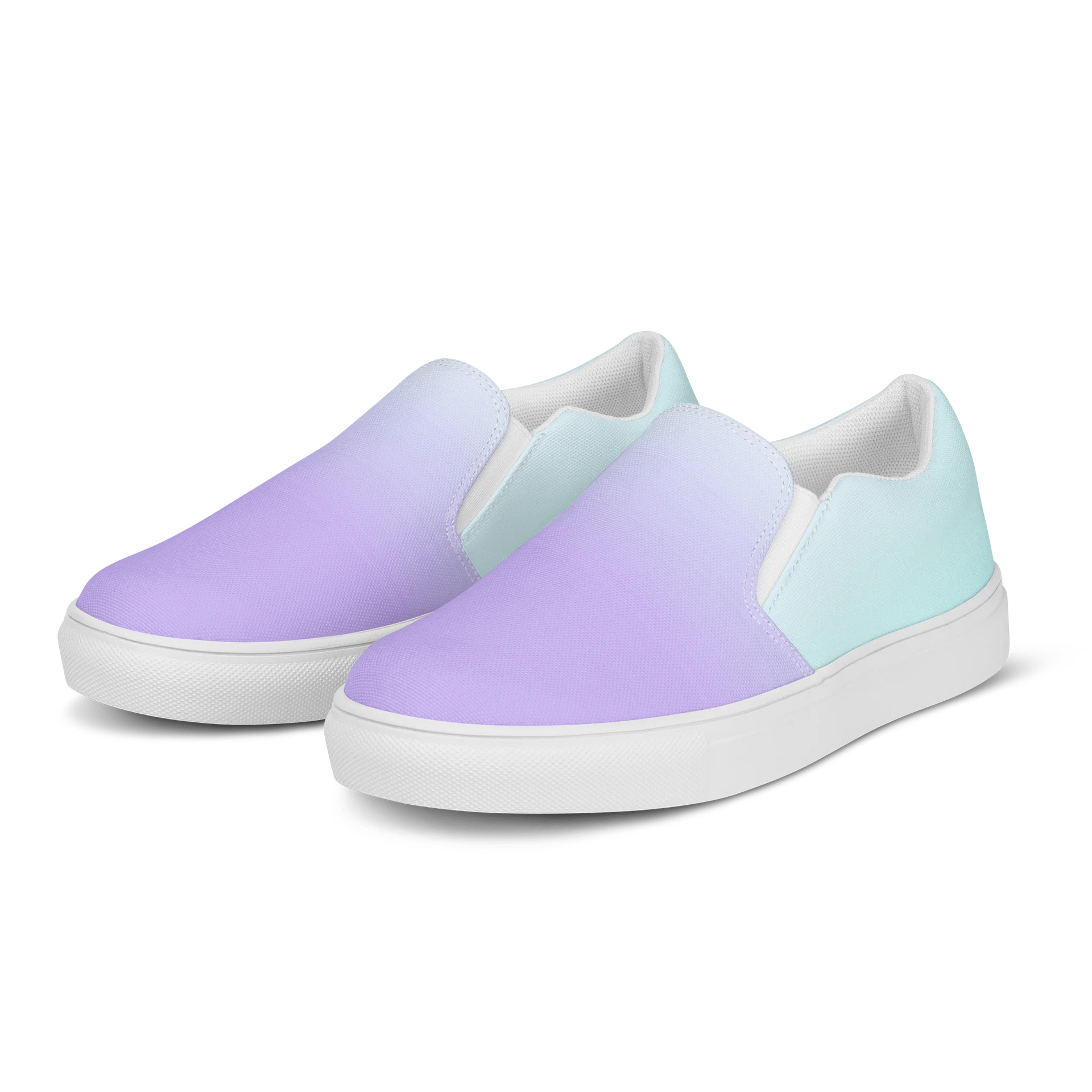 Pastel Gradient Slip-On Canvas Shoes product image (3)