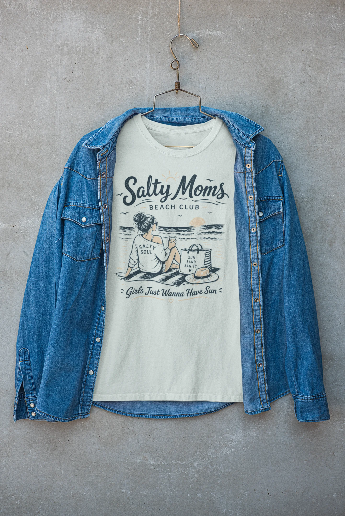 Salty Moms Beach Club Tee product image (3)