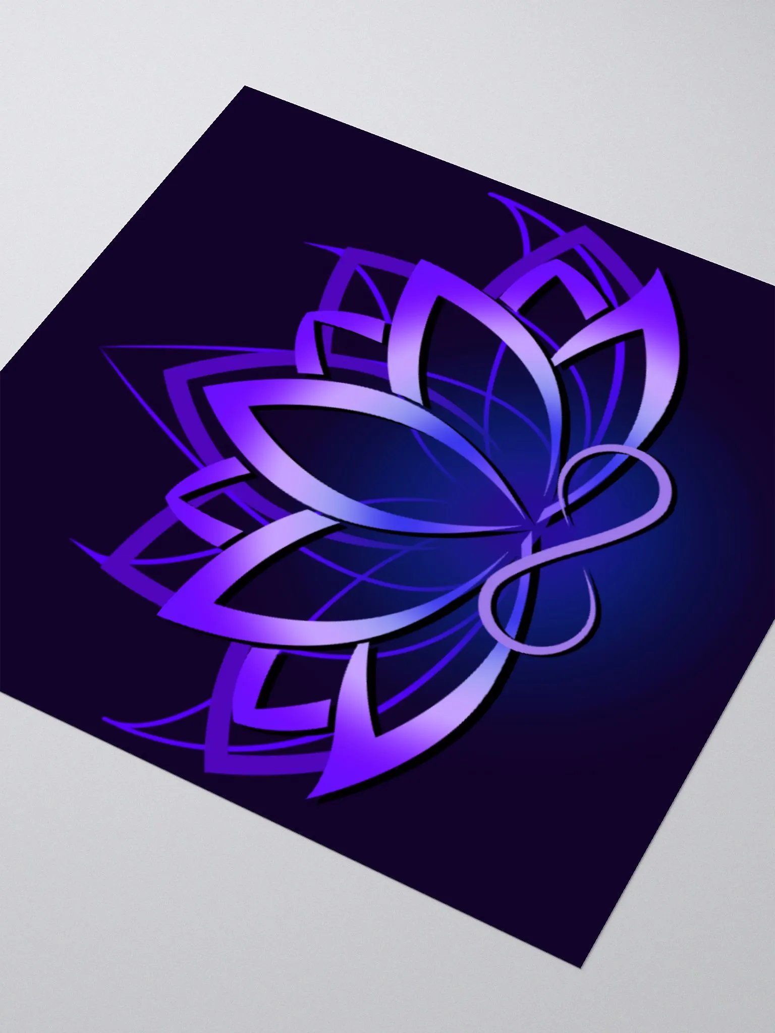 Flexxfinity Lotus Purple KissCut Sticker product image (3)