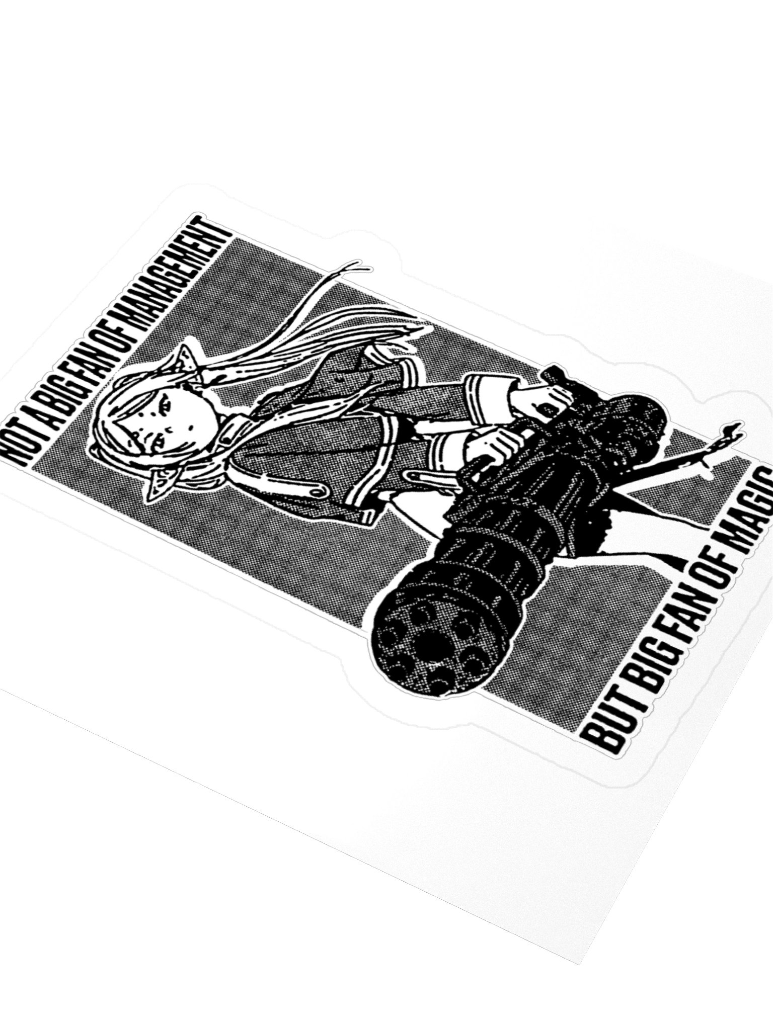 NOT A BIG FAN OF MANAGEMENT ! STICKERS product image (3)