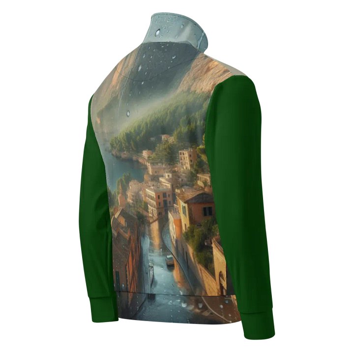 Shadow Green Unisex Track Jacket | Ai Design product image (2)