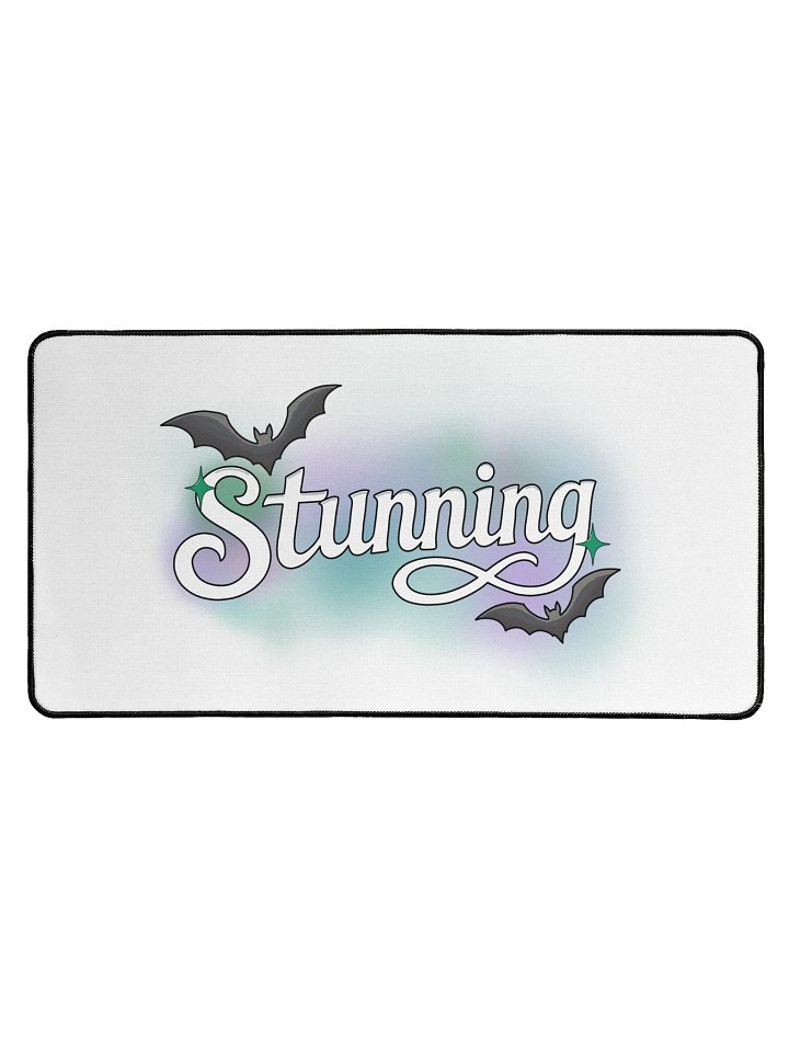 Stunning - White Desk Mat - White product image (1)