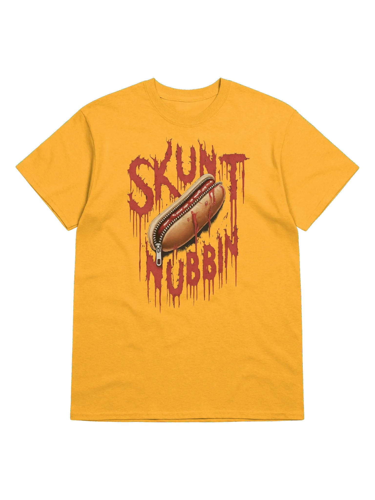 Bloody Weiner in a Zipper Heavy Cotton T-Shirt product image (1)
