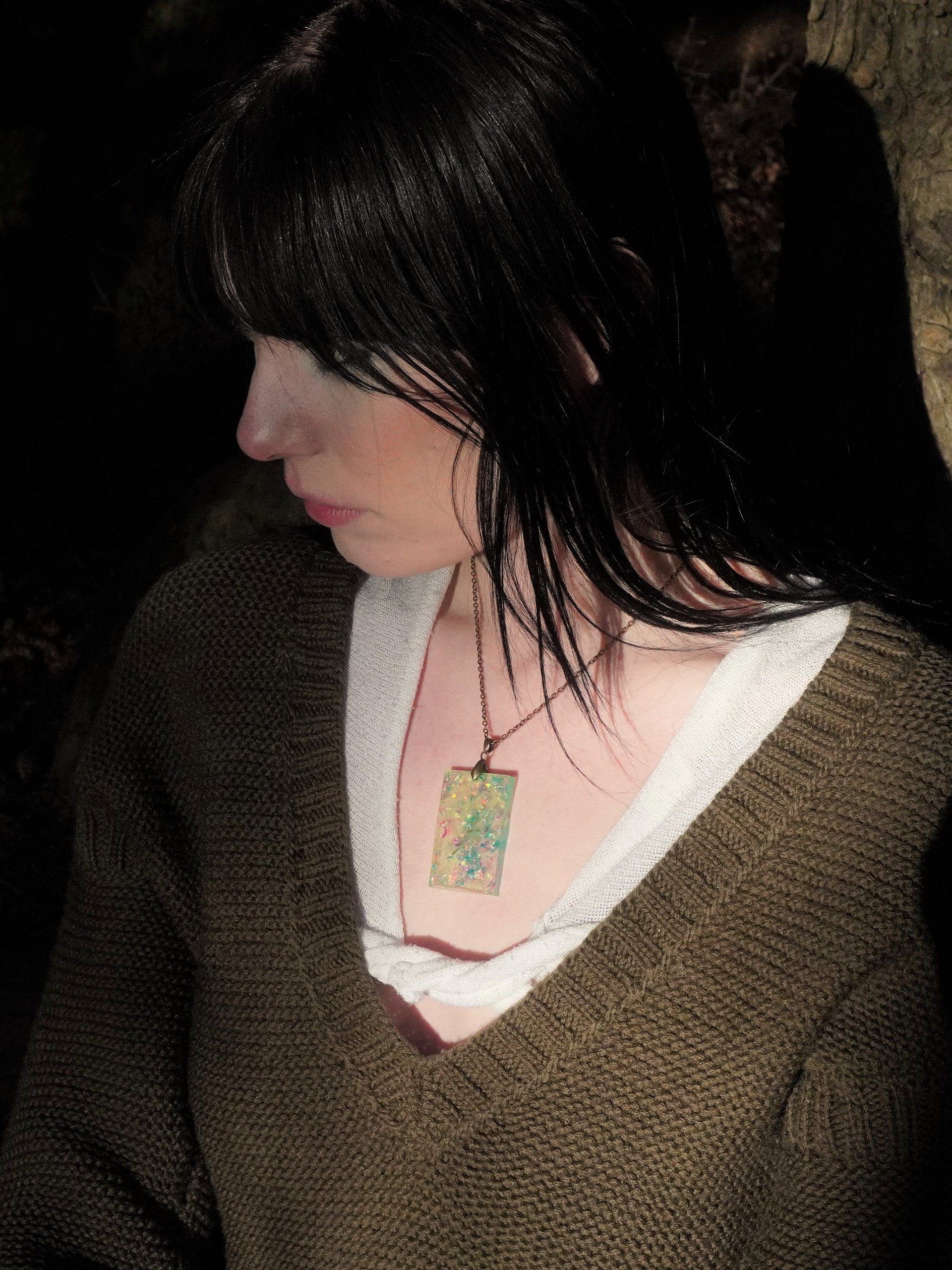 Kaos Moss fairy Green reisin necklace product image (3)