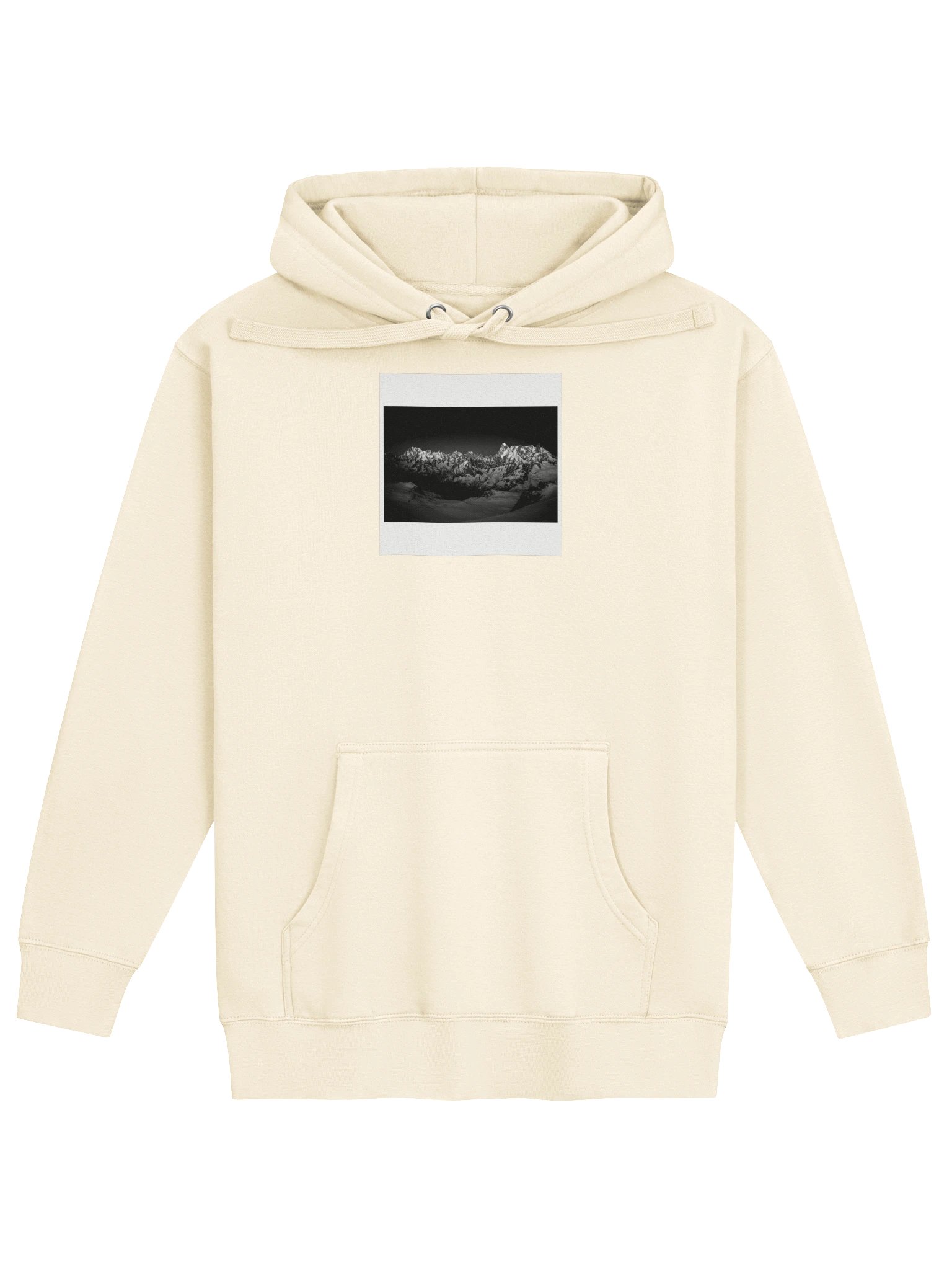 PISTE SOCIETY Mountain Photo Hoodie – Bone product image (1)