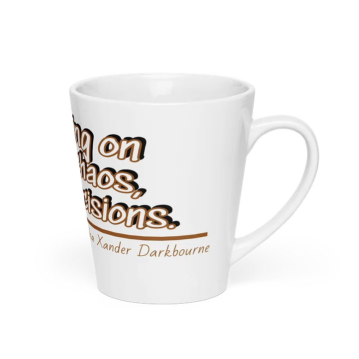 Chaos and Caffeine Latte Mug product image (2)